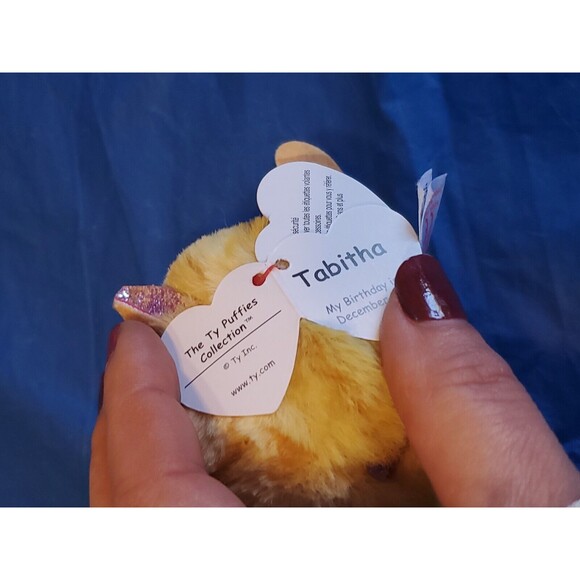 TY Ballz Pull Tabitha & Owen Plush Glitter Eye Stuffed Animal Toy - Picture 14 of 16